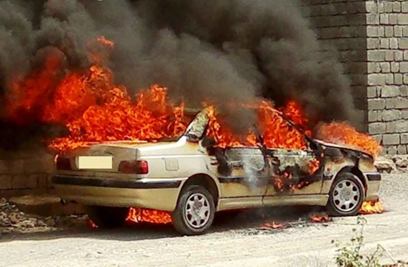 10 دلیل آتش سوزی در انوع خودرو