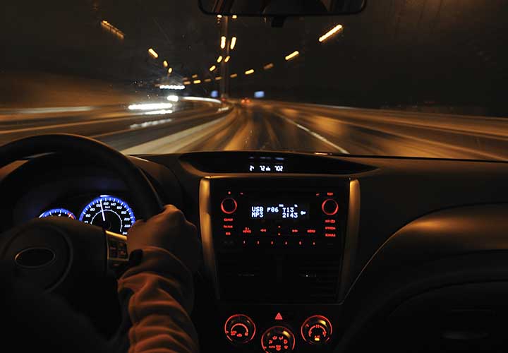 رانندگی در شب و خطرات آن